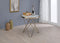Valora End Table, Champagne & Frosted Glass